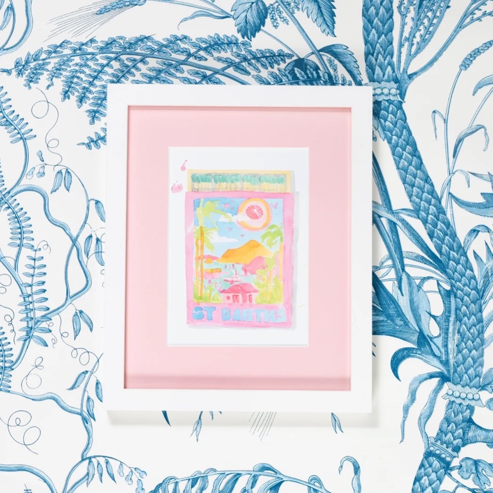 Furbish Studio St Barths Matchbook Print